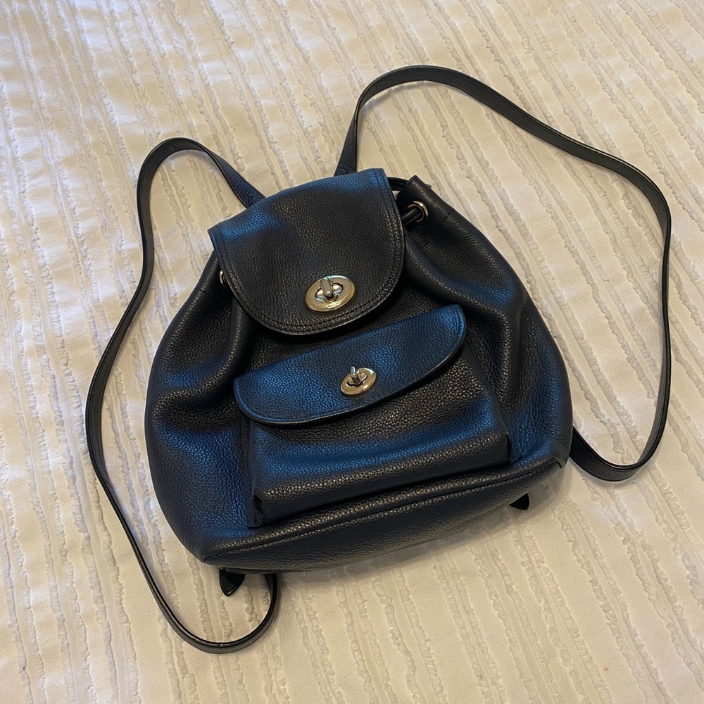 Navy Coach Backpack